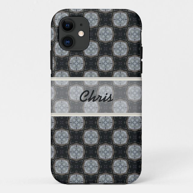 Capa Para iPhone 11 Mala de Cinza Preta do Iphone Personalizado (Verso)