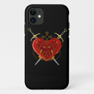 Capa Para iPhone 11 Mala Heart & Daggers iPhone 5G
