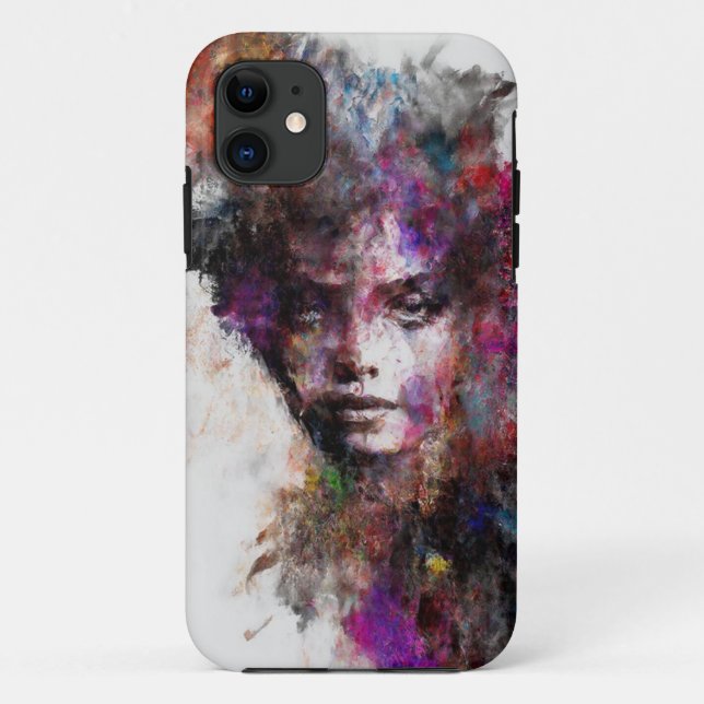 Capa Para iPhone 11 Mala Vivid Abstrato Portrait iPhone 11 (Verso)