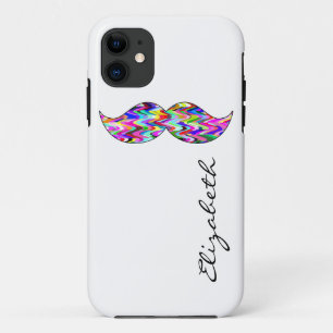 Capa Para iPhone 11 Maldito bigode planície branco