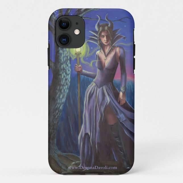 Capa Para iPhone 11 Maleficent - caso do iPhone 5/5S (Verso)
