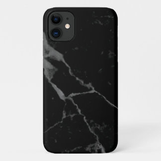 Capa Para iPhone 11 Maleta de mármore preto-crack mal lá