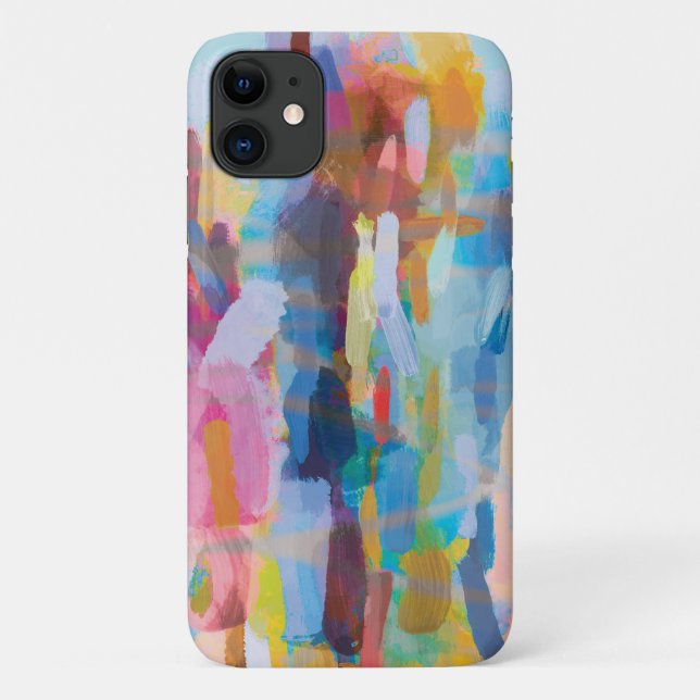 Capa Para iPhone 11 Maleta iPhone/iPad Abstrato-10 moderno (Verso)