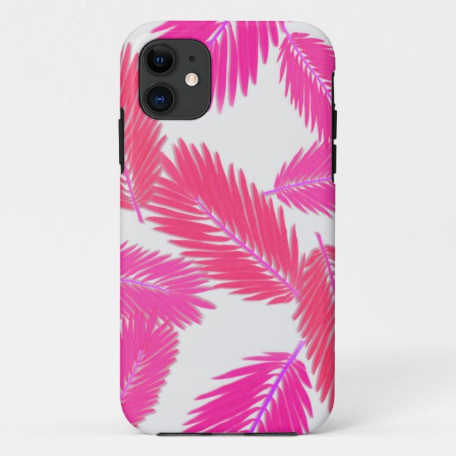 Capa Para iPhone 11 Maleta rosa-bolso (Verso)