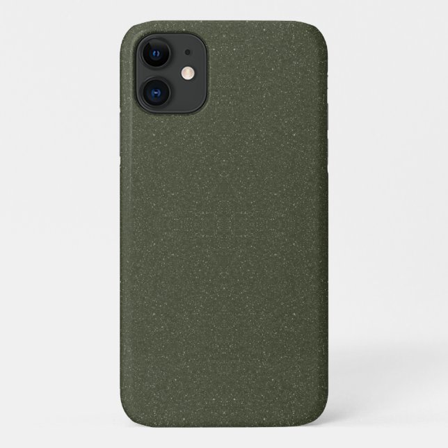 Capa Para iPhone 11 Maleta Verde de Efeito Ruído Personalizado iPhone  (Verso)