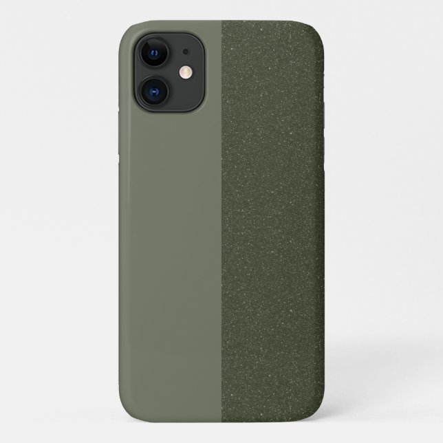 Capa Para iPhone 11 Malf & Half Moss Green iPhone 11 Case - Personaliz (Verso)