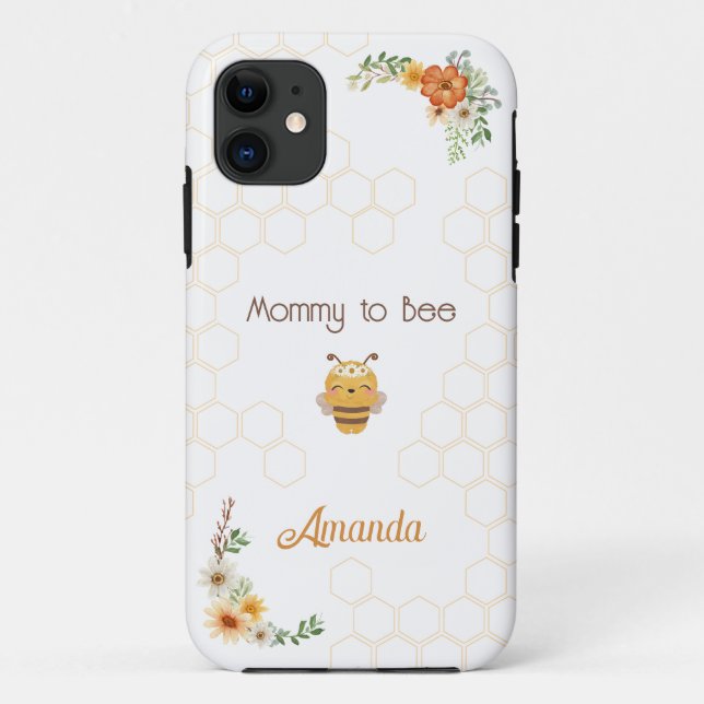 Capa Para iPhone 11 Mamãe para ser bonita personalizada (Verso)