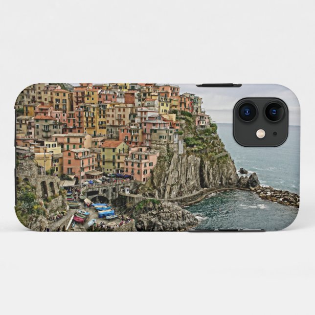 Capa Para iPhone 11 Manarola - O Cinque Terre - Itália - iPhone (Verso (horizontal))