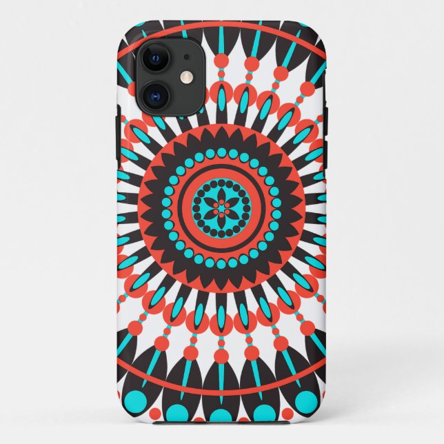 Capa Para iPhone 11 Mandala Americana Nativa (Verso)