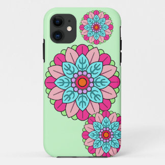 Capa Para iPhone 11 Mandala da flor