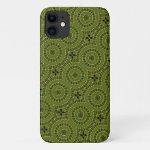 Capa Para iPhone 11 Mandala da Roda Verde