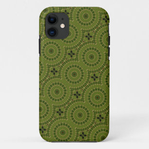 Capa Para iPhone 11 Mandala da Roda Verde