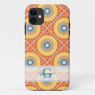 Capa Para iPhone 11 Mandala Radiante de Verão Egeu Personalizado