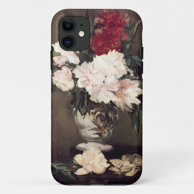 Capa Para iPhone 11 Manet: Vaso de peões em um pequeno trabalho de art (Verso)