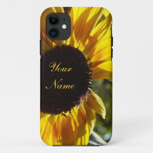 Capa Para iPhone 11 Manhã — Girassol Personalizável