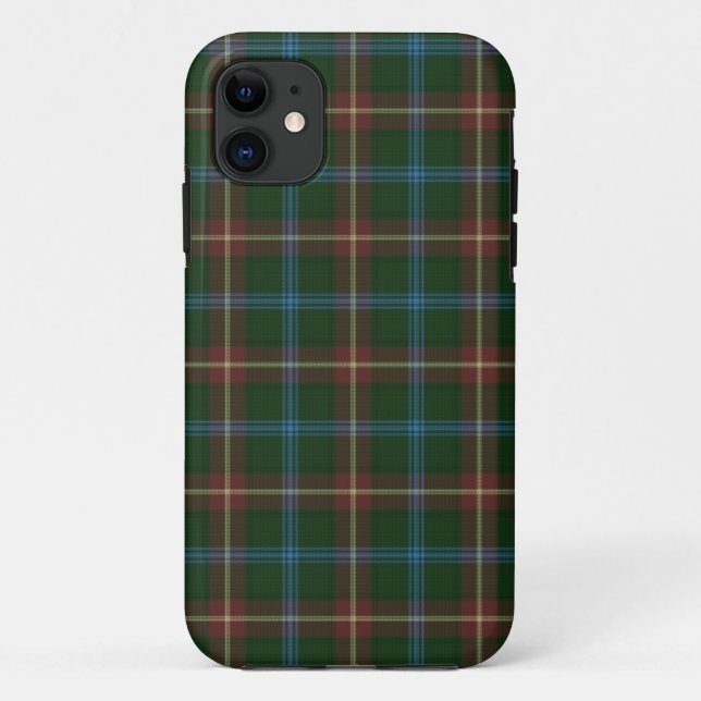 Capa Para iPhone 11 Manitoba tartan (Verso)
