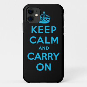 Capa Para iPhone 11 mantenha a calma e continue