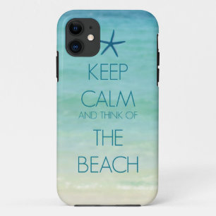 CAPA PARA iPhone 11 MANTENHA A CALMA E PENSE DO DESIGN DA FOTO DA