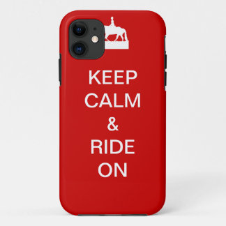 Capa Para iPhone 11 Mantenha a calma & monte-a sobre