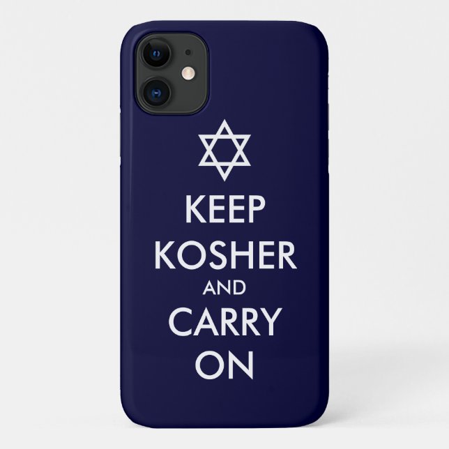 Capa Para iPhone 11 Mantenha Kosher e Carregar ligado (Verso)