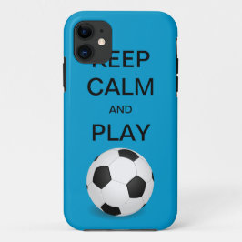 Capa Para iPhone 11 MANTENHA o caso do iPhone 5 do CaseMate do FUTEBOL