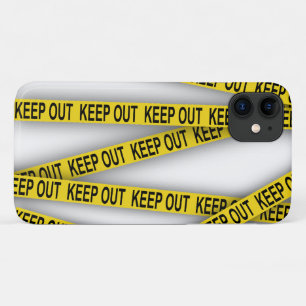 Capa Para iPhone 11 Mantenha-se afastado não cruze fita policial 3d
