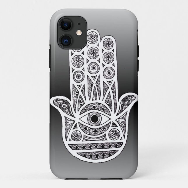 Capa Para iPhone 11 Mão de Hamsa (Verso)