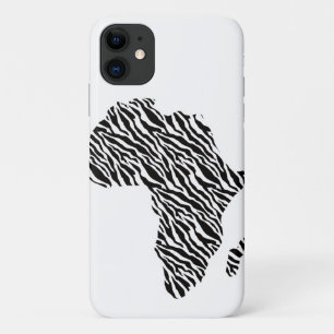 Capa Para iPhone 11 Mapa Africano do Orgulho Zebra Padrão