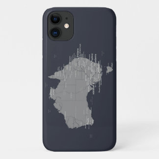 Capa Para iPhone 11 Mapa da Austrália