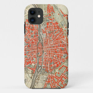 Capa Para iPhone 11 Mapa de Paris