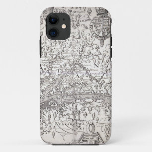 Capa Para iPhone 11 Mapa de Virgínia, 1612