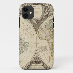 Capa Para iPhone 11 Mapa do mundo 8
