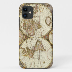 Capa Para iPhone 11 Mapa do Mundo Antigo