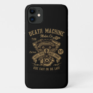 Capa Para iPhone 11 Máquina da Morte - Carro a Motor de Harley Rápido 