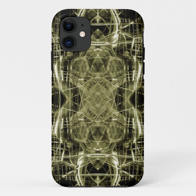 Capa Para iPhone 11 máquina futurista abstrato (Verso)