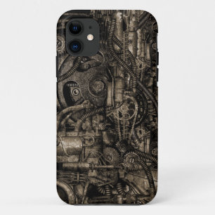 Capa Para iPhone 11 Maquinaria suja de Steampunk