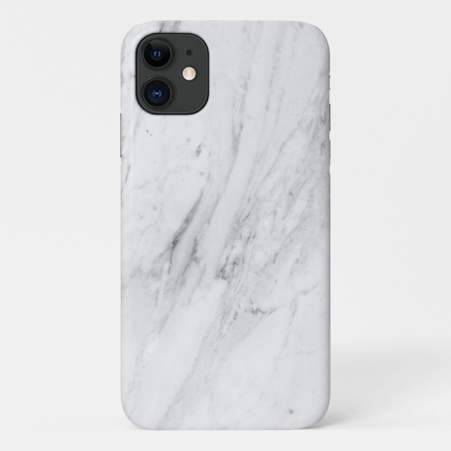Capa Para iPhone 11 Marble Branco (Verso)