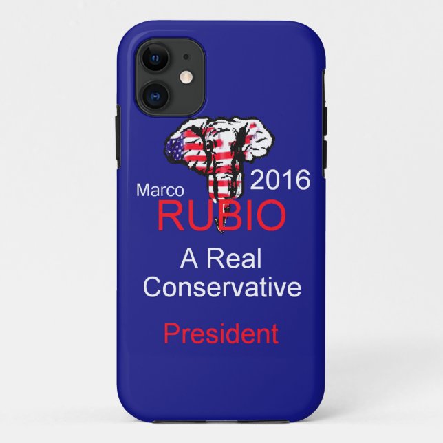 Capa Para iPhone 11 Marco RUBIO 2016 (Verso)