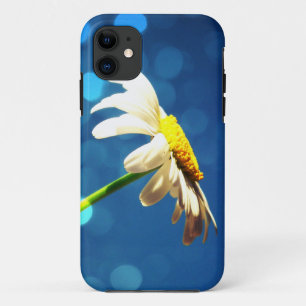 Capa Para iPhone 11 Margarida - caixa azul do iPhone 5 da faísca