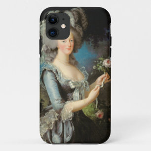 Capa Para iPhone 11 Marie Antoinette com um rosa, 1783