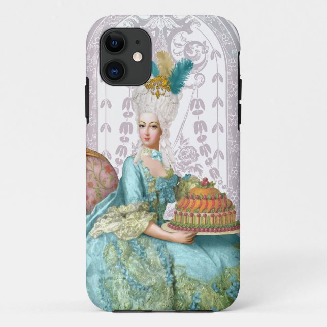 Capa Para iPhone 11 Marie Antonieta, deixe comer bolo (Verso)