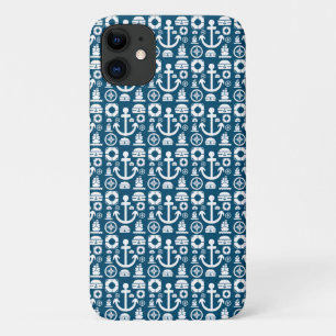 Capa Para iPhone 11 Marinheiro da marinha Elemento padrão do mar