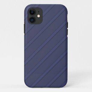 Capa Para iPhone 11 Marinho Azul Diagonal