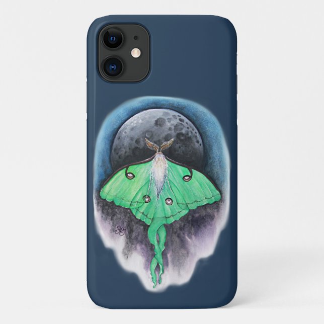 Capa Para iPhone 11 Mariposa Luna (Verso)