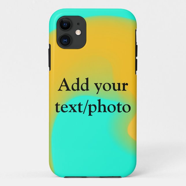 Capa Para iPhone 11 Mármore de derramamento de acrílico simples adicio (Verso)