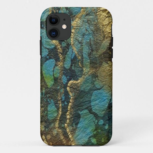 Capa Para iPhone 11 Mármore do mar (Verso)