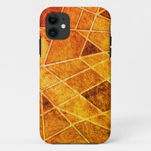 Capa Para iPhone 11 Mármore Laranja 1974
