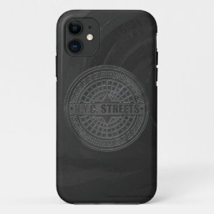 Capa Para iPhone 11 Mármore preto dos cobrir de câmara de visita