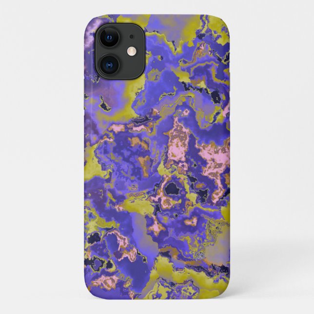 Capa Para iPhone 11 Mármore Radioativo (Verso)