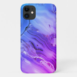 Capa Para iPhone 11 Mármore Roxo Exótico